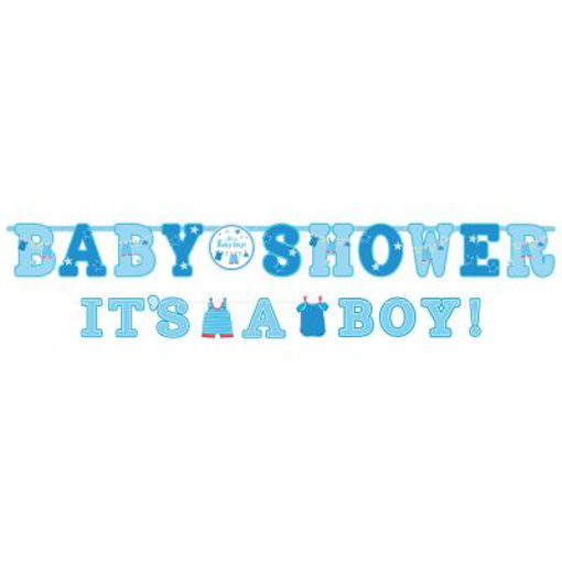 Picture of ITS A BOY BABY SHOWER BANNER KIT - 2.56M